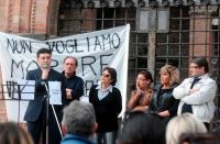 Manifestazione anti crisi. Silvio Ceci del 