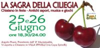 FESTA DELLA CILIEGIA 25-26/06/11: IL PRESIDENTE DELL'VIII MUNICIPALITA' DI NAPOLI ANGELO PISANI INVITA TUTTI A PARTECIPARE AL GRANDE EVENTO TRA ANTICHI SAPORI, MUSICA E GIOCHI A CHIAIANO IN VILLA SPINELLI (VIA CUPA SPINELLI)