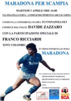 Domani a Scampia la manifestazione per Maradona organizzata da TuttoNapoli